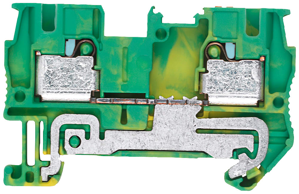 SIEMENS - SIE8WH60000CG07 Morsetto passante PE 4 mm², larghezza 6,2 mm giallo-verde