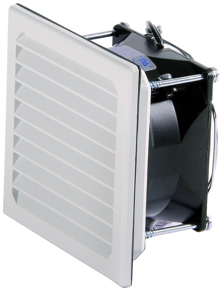 SIEMENS - SIE8MR64235LV10 Ventilatore con filtro, sezione: La: 92 mm, A: 92 mm, RAL 7035, IP54, portata daria: 25 m3/h