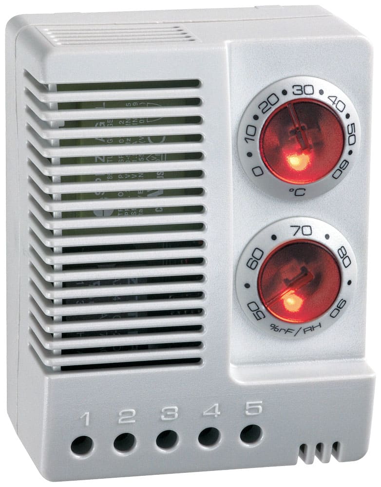 SIEMENS - SIE8MR21704E Igrotermostato elettronico ETF 012 AC 100 ... 240 V, 0-+ 60 °C, 50 ... 90 % umidità relativa