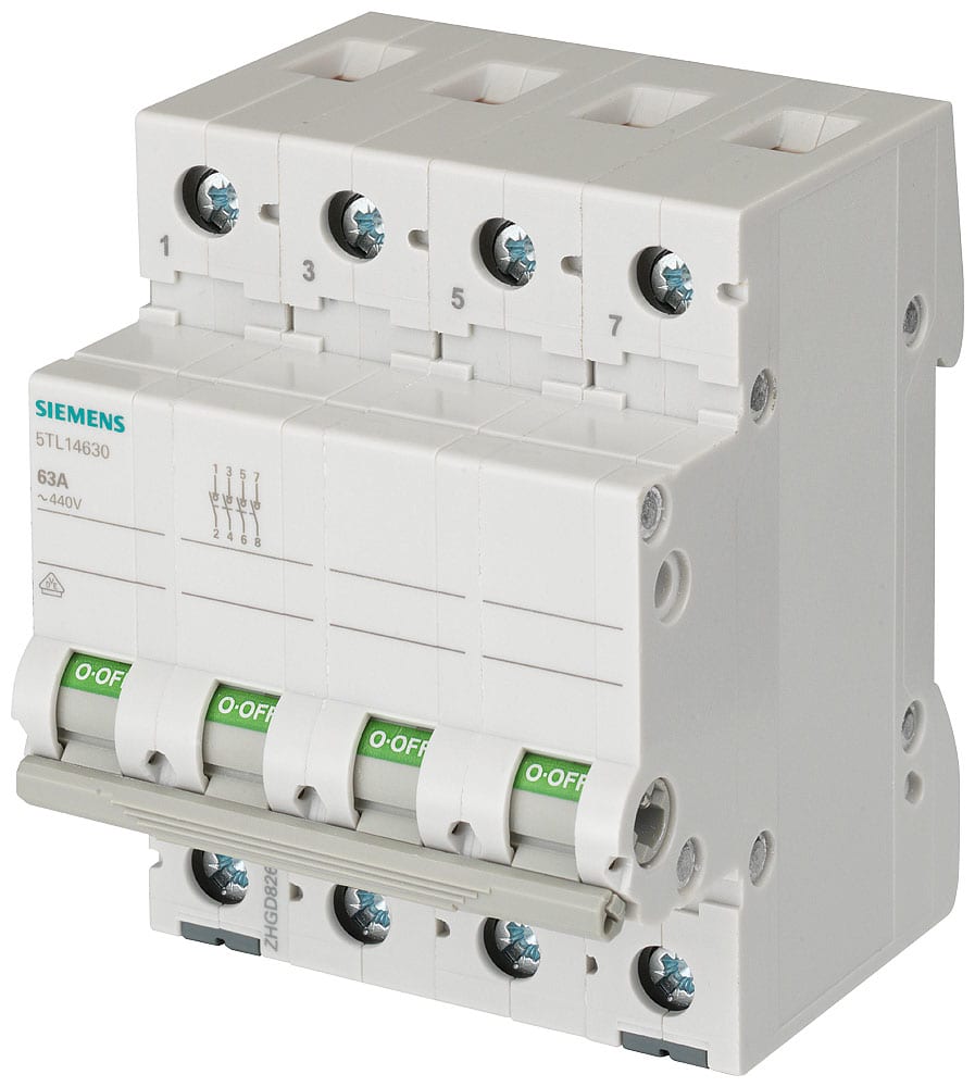 SIEMENS - SIE5TL14920 INT.MAN-SEZ 4P 125A 400VCA ACC.CA 4UM