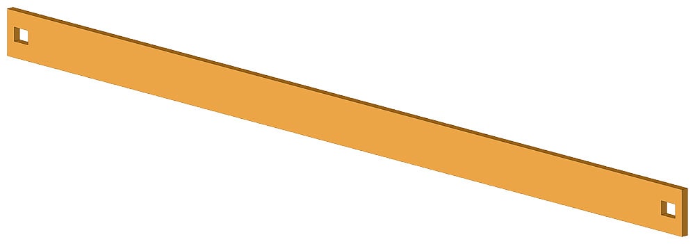 SIEMENS - SIE8MF10802HD1 SIVACON, sbarra di messa a terra, 30 x 5 mm², La: 800 mm