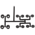 SIEMENS - SIE3SX56001G Calotta di copertura e distanziale per interruttori di sicurezza RFID 3SE63