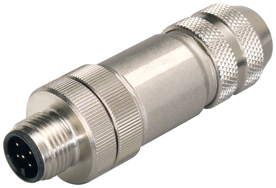 SIEMENS - SIE6GK19050EA00 Connettore di colleg. PB M12 per ET 200 con uscita cavo assiale, inserto maschio
