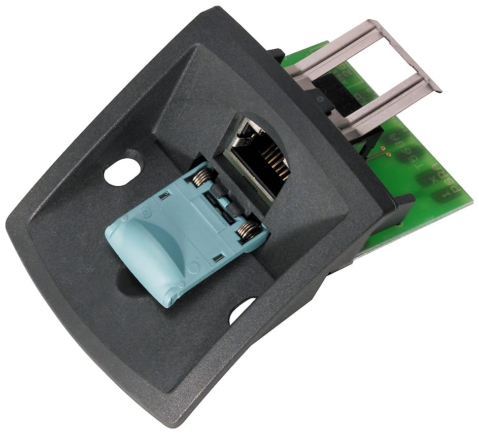 SIEMENS - SIE6GK19011BK000AA2 IE Insert 1GE, inserto rimovibile per RJ45 Modular Outlet Base Module, 4 pezzi