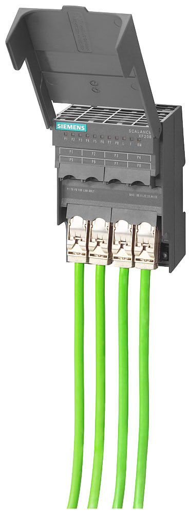 SIEMENS - SIE6GK52080BA002AF2 SCALANCE XF208, managed flat switch di Layer 2, 8x RJ45