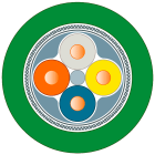 SIEMENS - SIE6XV18402AT10 PN FC STANDARD BUS CABLE, 100 M