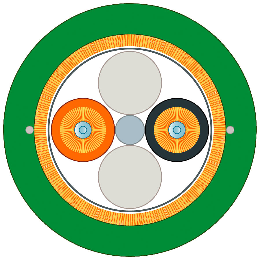 SIEMENS - SIE6XV18612C PCF Trailing Cable 200/230, sezionabile, guaina esterna in PUR, a metraggio