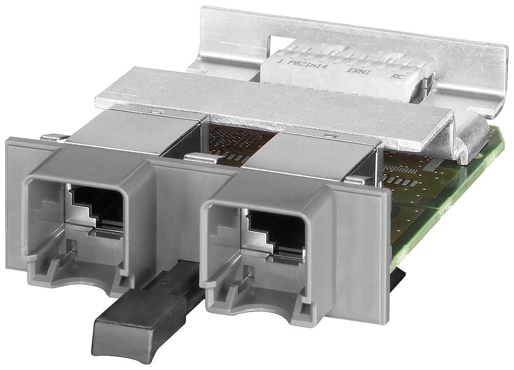 SIEMENS - SIE6GK59922VA008AA0 Media Module MM992-2VD, 2x RJ45 da 10/100/1000 Mbit/s, con collare di ritenzione