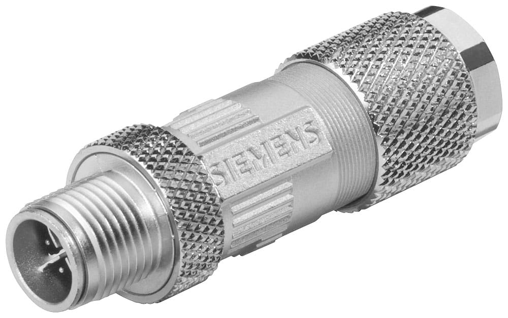 SIEMENS - SIE6GK19010DB306AA0 IE FC M12 Plug PRO 4 x 2, connettore M12, uscita cavo assiale, X-coded, 1 pezzo
