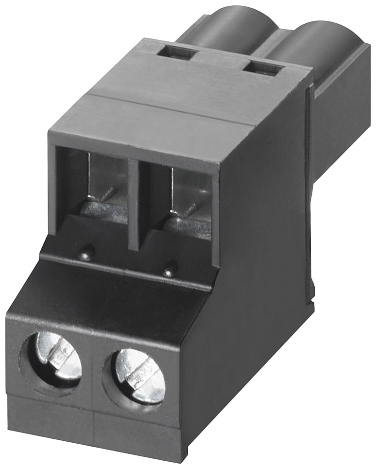 SIEMENS - SIE6GK59800BB000AA5 Blocco morsetti a vite p. SCALANCE X/W/S/M, a 2 poli p. contatto di segn., DC24V