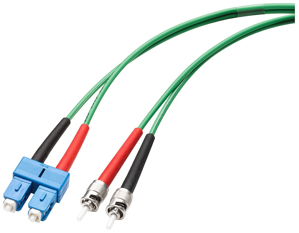 SIEMENS - SIE6XV18435EH100CB0 Fiber Optic Multimode Cord SC/ST, 50/125, 1x connettore SC Duplex 1x ST, 1 m
