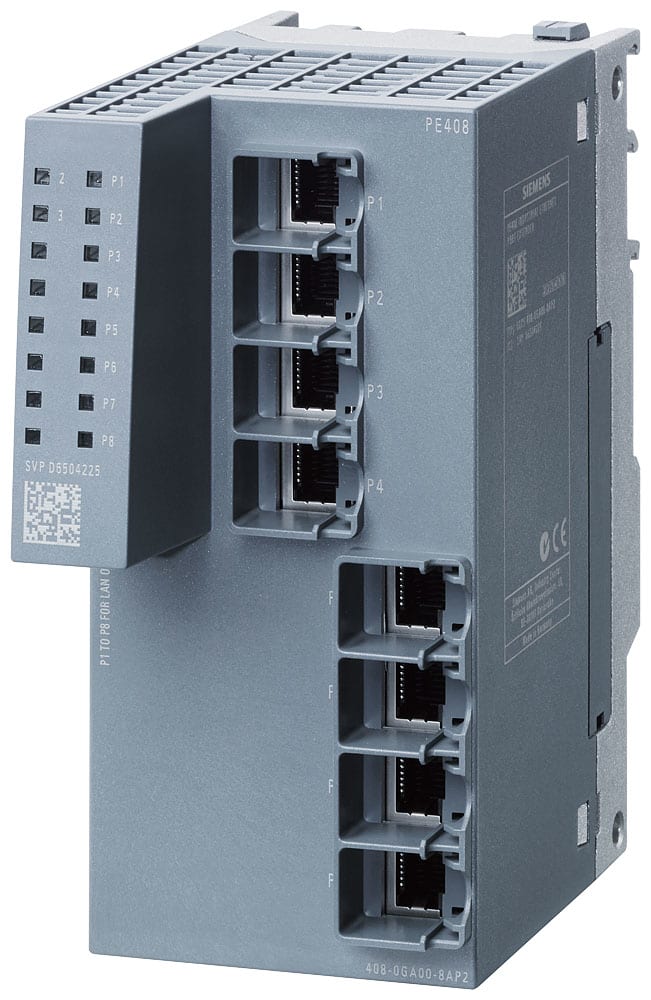 SIEMENS - SIE6GK54080GA008AP2 PE408 Port Extender, 8x RJ45 per ampliamento di XM-401