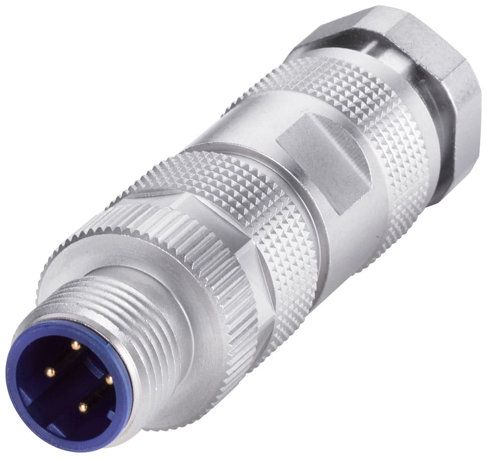 SIEMENS - SIE6GK19010DB106AA0 IE FC M12 Plug PRO, connettore M12, uscita cavo a 180°, D-coded, 1 pezzo