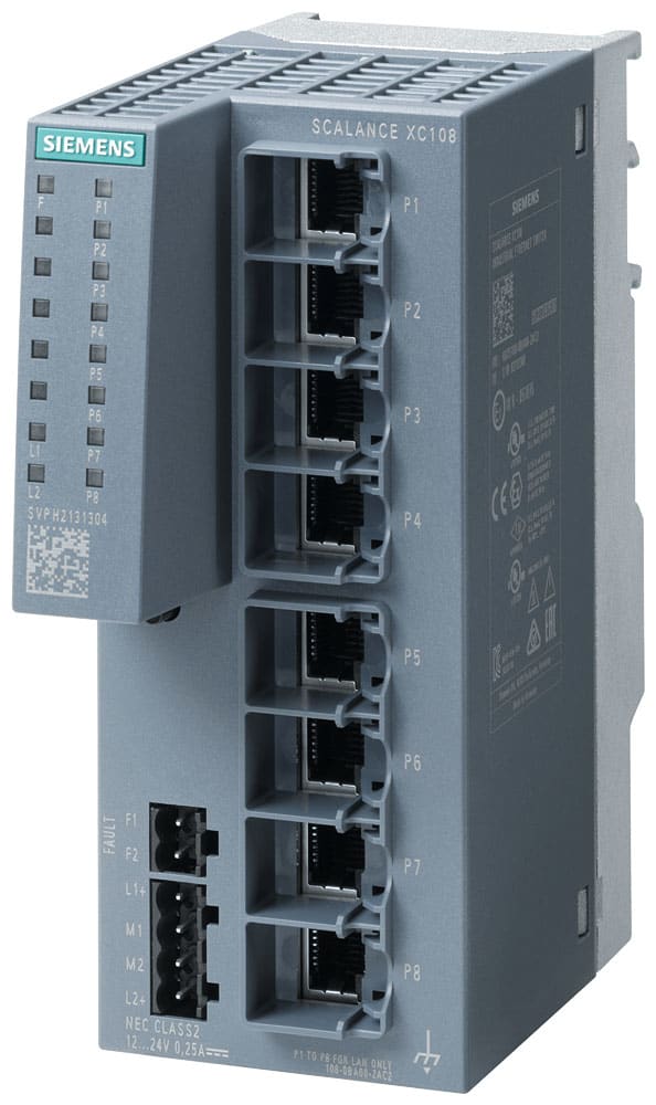 SIEMENS - SIE6GK51080BA002AC2 SIMATIC NET SCALANCE XC108