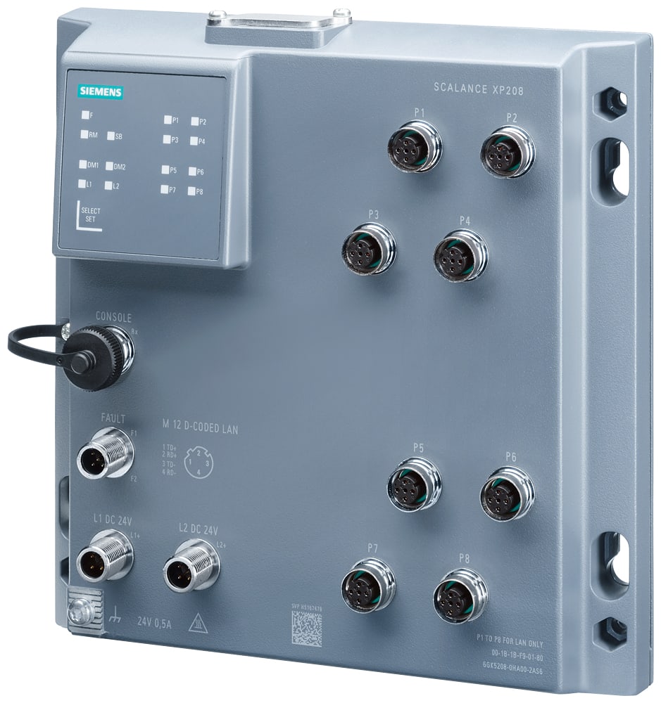 SIEMENS - SIE6GK52080HA002AS6 SIMATIC NET SCALANCE XP208