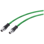 SIEMENS - SIE6XV18785HN80 Cavo IE TP;2 x M12;4x2;80 m;2 x X-cod.;IP65/67;Cat6A;senza alog.;PUR;robusto