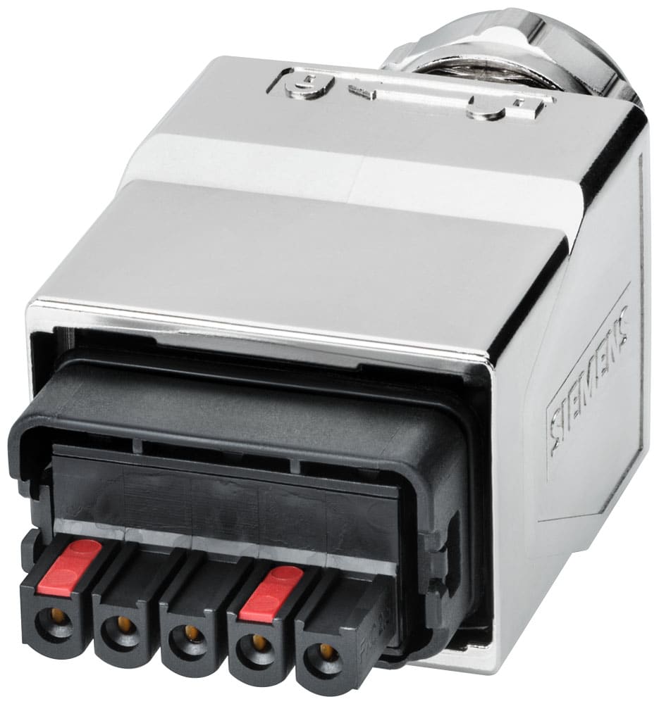 SIEMENS - SIE6GK19070AB116AA0 Power Plug PRO, connettore push pull power a 5 poli per montaggio sul posto,1 pz