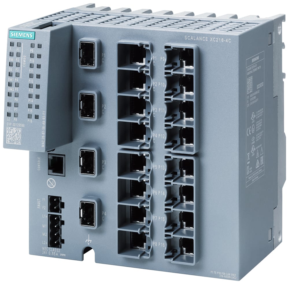 SIEMENS - SIE6AG12164BS007AC2 SIPLUS NET SCALANCE XC216-4C