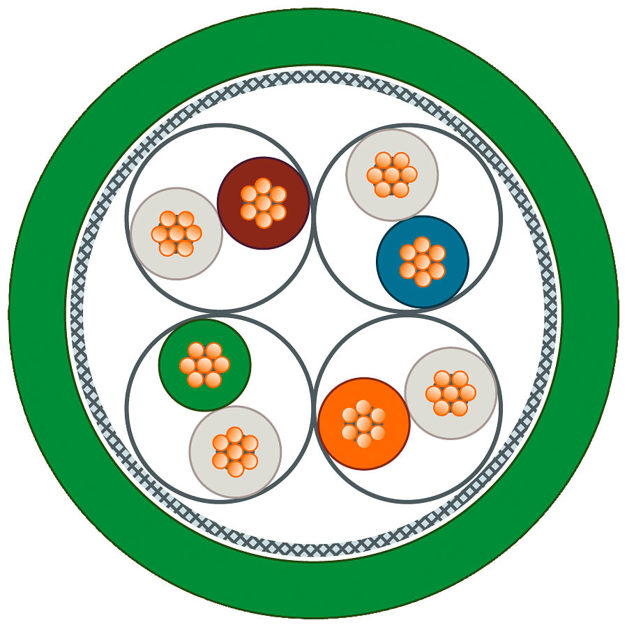 SIEMENS - SIE6XV18703QN10 TP CORD RJ45/RJ45 10M