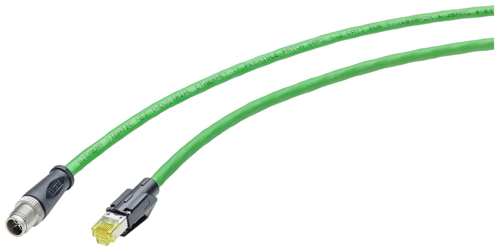 SIEMENS - SIE6XV18785TH30 IE TP CORD M12-180/RJ45-180 (4X2, 3 M)
