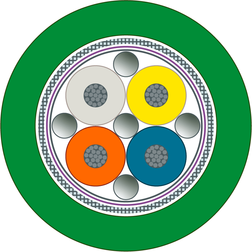 SIEMENS - SIE6XV18402R IE TP ROBOT CABLE 2X2 (PROFINET TYP R)