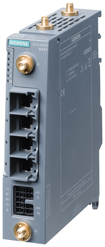 SIEMENS - SIE6GK58532EA002DA1 SCALANCE MUM853-1 (UE), router 5G, Ethernet<->3/4/5G, VPN, firewall, NAT