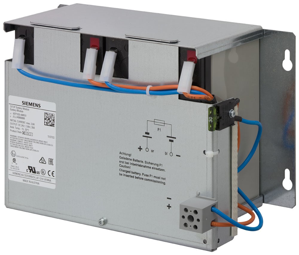 SIEMENS - SIE6EP19356MF01 SITOP Modulo batteria 12 Ah