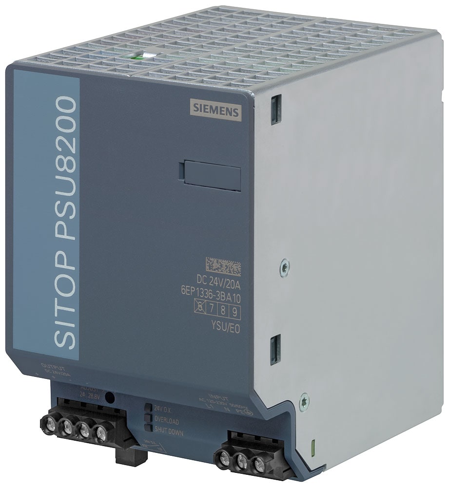 SIEMENS - SIE6EP13363BA10 Alimentatore SITOP PSU8200, monofase DC 24 V/20 A