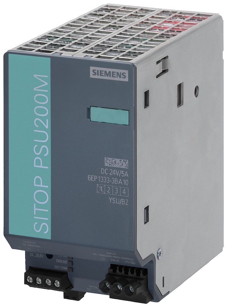 SIEMENS - SIE6EP13333BA10 Alimentatore SITOP PSU200M, mono e bifase DC 24 V/5 A