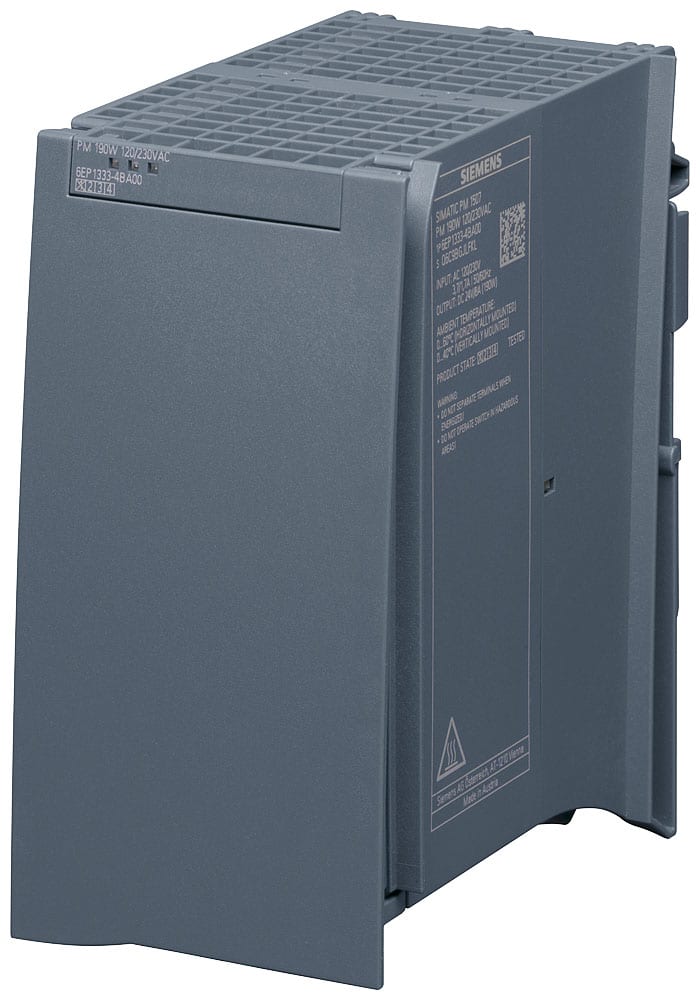 SIEMENS - SIE6EP13334BA00 Alimentatore di carico SIMATIC PM1507, monofase DC 24 V/8 A