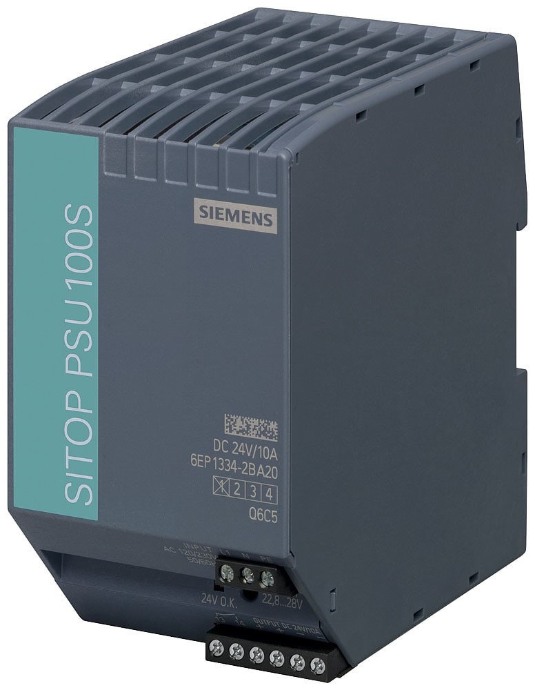 SIEMENS - SIE6EP13342BA20 Alimentatore SITOP PSU100S, monofase DC 24 V/10 A