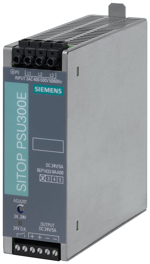 SIEMENS - SIE6EP14330AA00 Alimentatore SITOP PSU300E, trifase DC 24 V/5 A