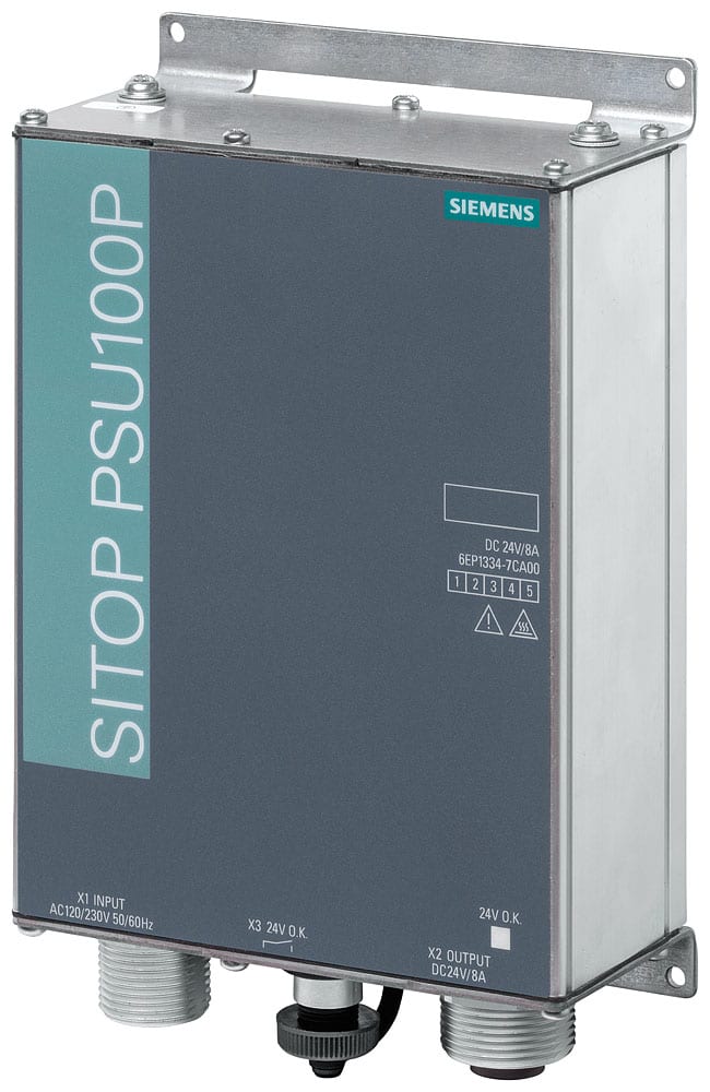 SIEMENS - SIE6EP13347CA00 SITOP PSU100P 24 V/8 A IP67