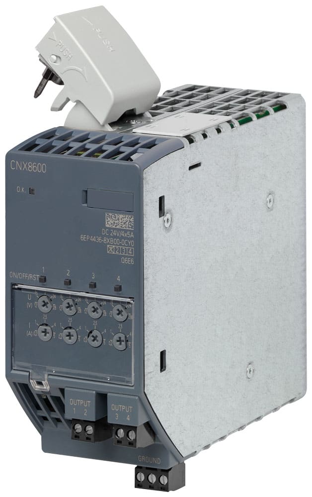 SIEMENS - SIE6EP44368XB000CY0 Modulo di ampliamento SITOP CNX8600 per SITOP PSU8600 DC 24 V/4X 5 A