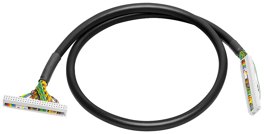 SIEMENS - SIE6ES79235BD000GB0 Cavo tondo a 40 poli con connettore IDC a 40 e 50 poli L=3,0 m