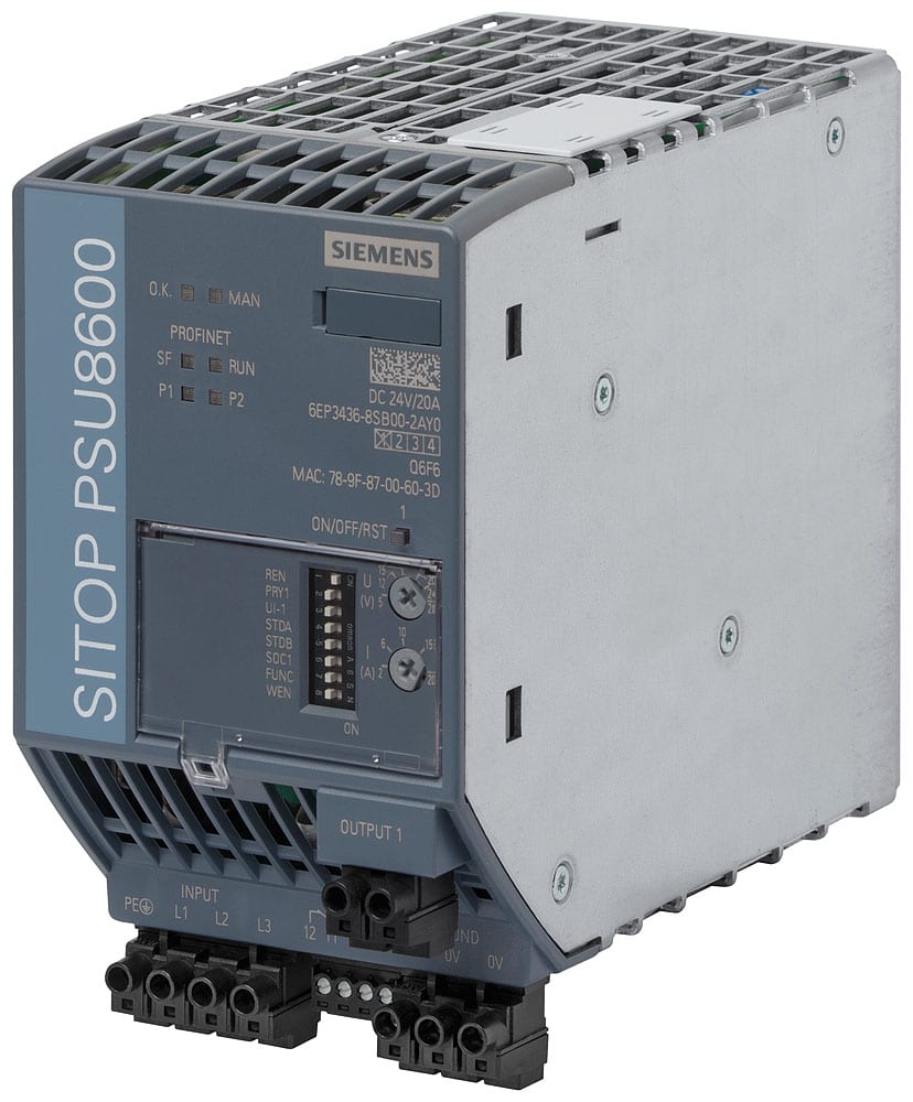 SIEMENS - SIE6EP34368SB002AY0 SITOP PSU8600 20A PN