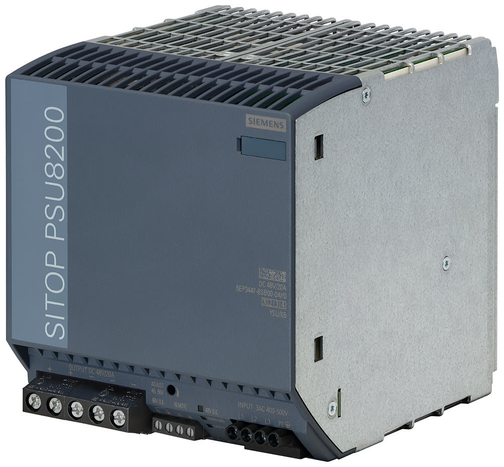 SIEMENS - SIE6EP34478SB000AY0 Alimentatore SITOP PSU8200, trifase DC 48 V/20 A