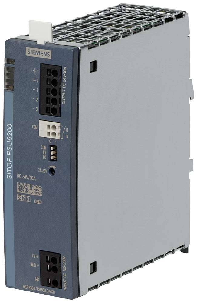 SIEMENS - SIE6EP33347SB003AX0 Alimentatore SITOP PSU6200, monofase DC 24 V/10 A