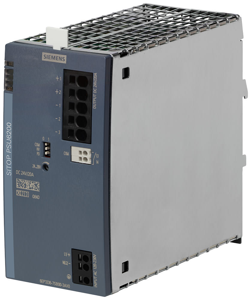 SIEMENS - SIE6EP33367SB003AX0 Alimentatore SITOP PSU6200, monofase DC 24 V/20 A