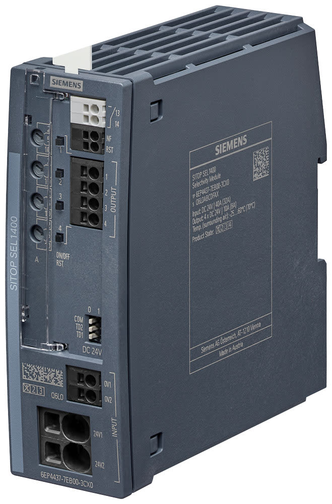 SIEMENS - SIE6EP44377EB003CX0 SITOP SEL1400 SELEKTIVITY MODUL 4* 10A