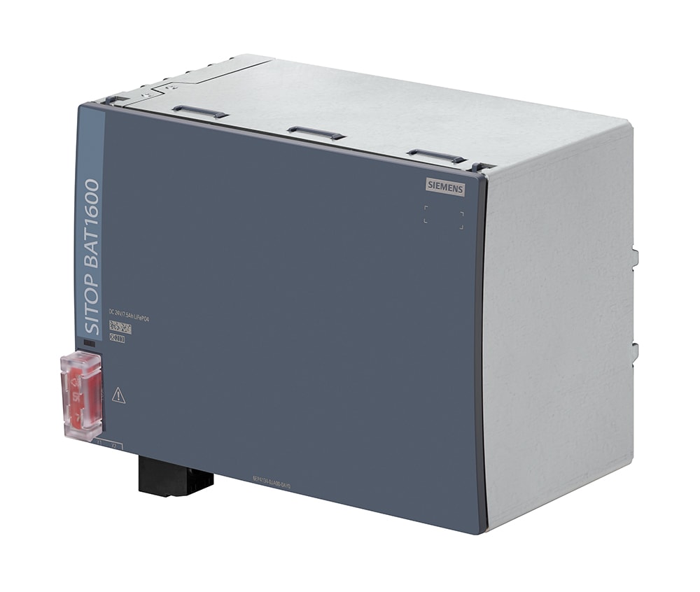 SIEMENS - SIE6EP41340JA000AY0 SITOP BAT1600 DC 24 V 7.5 Ah LiFePO4 Modulo batteria per SITOP UPS1600