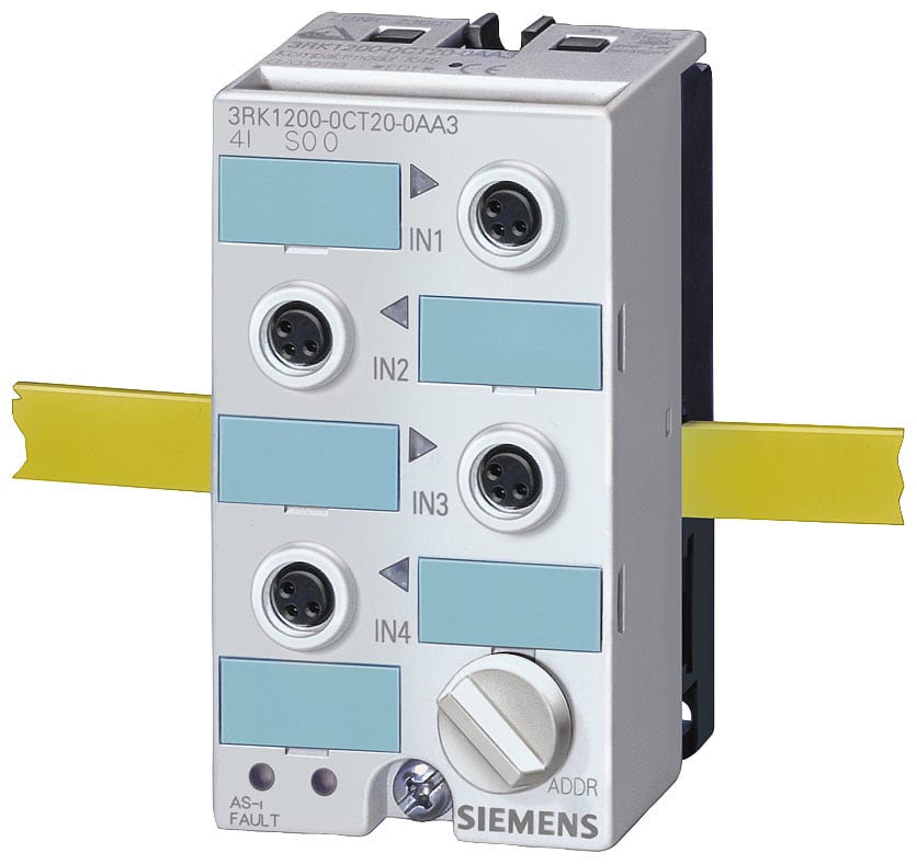 SIEMENS - SIE3RK12000CT200AA3 MOD AS-I 4E, K45 IP67,M8 A VITE
