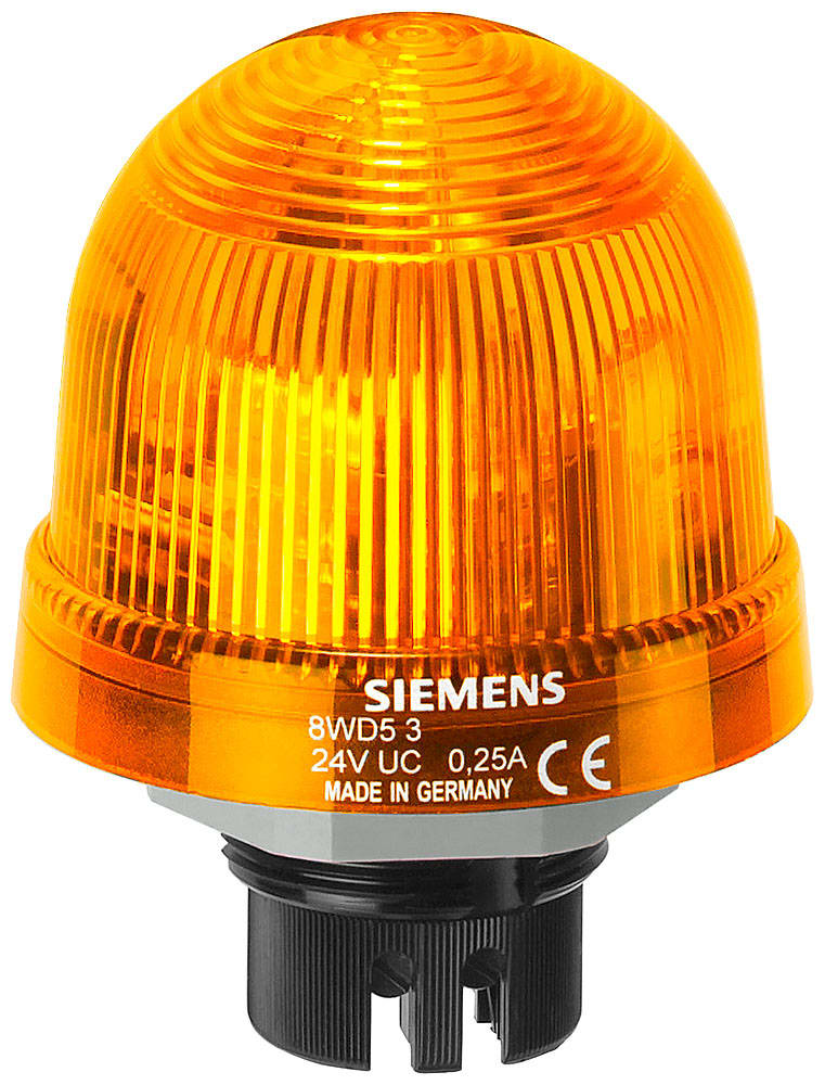 SIEMENS - SIE8WD53205BD SEGN LUM LED LAMP GIALLO 24V UC