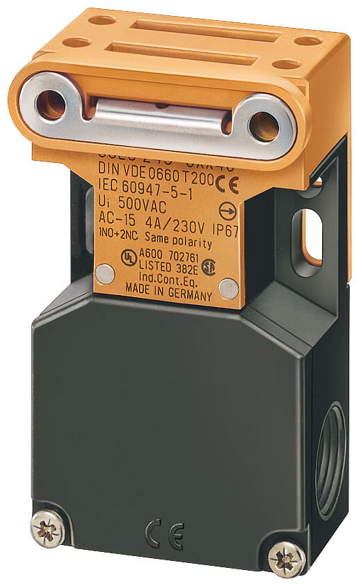 SIEMENS - SIE3SE22430XX30 Interruttore di posizione di sicurezza con azionatore separato, azionamento laterale e frontale