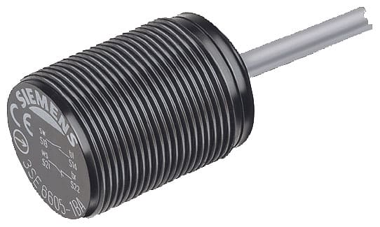 SIEMENS - SIE3SE66051BA Interruttore magnetico, blocchetto di contatti rotondo, M30, contatti 1NC/1NO, con 3 m di cavo