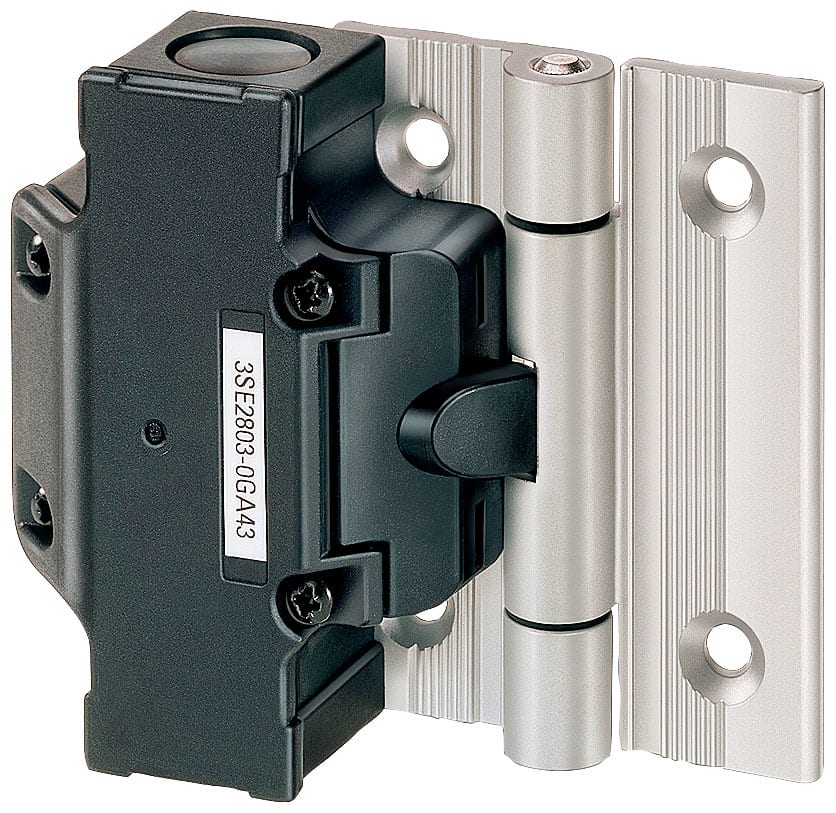 SIEMENS - SIE3SE22830GA43 Interruttore a cerniera con cerniera in alluminio, 1NO/2NC, ad azione lenta, per profili di 40 mm