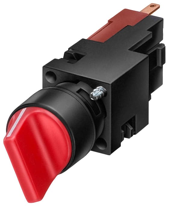 SIEMENS - SIE3SB22102EC01 SEL LEVA 3POS. IMP. ROSSO 1L 16MM