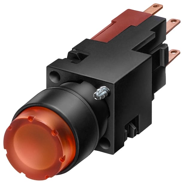 SIEMENS - SIE3SB22020LH01 Pulsante, 16 mm, rotondo, in plastica
