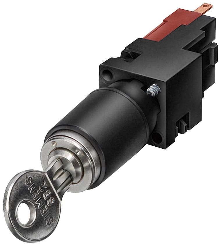 SIEMENS - SIE3SB22104PB01 SEL. CHIAVE 3POS. PERM. 1L-1L 16MM