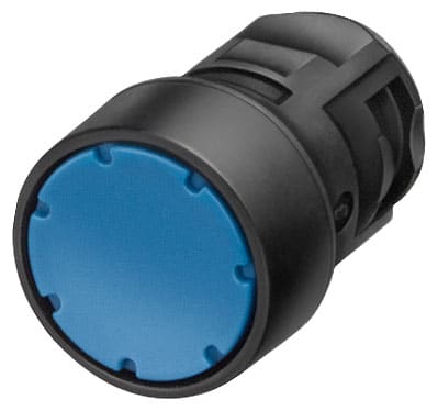 SIEMENS - SIE3SB20000AB01 PULSANTE PIATTO NERO 16MM
